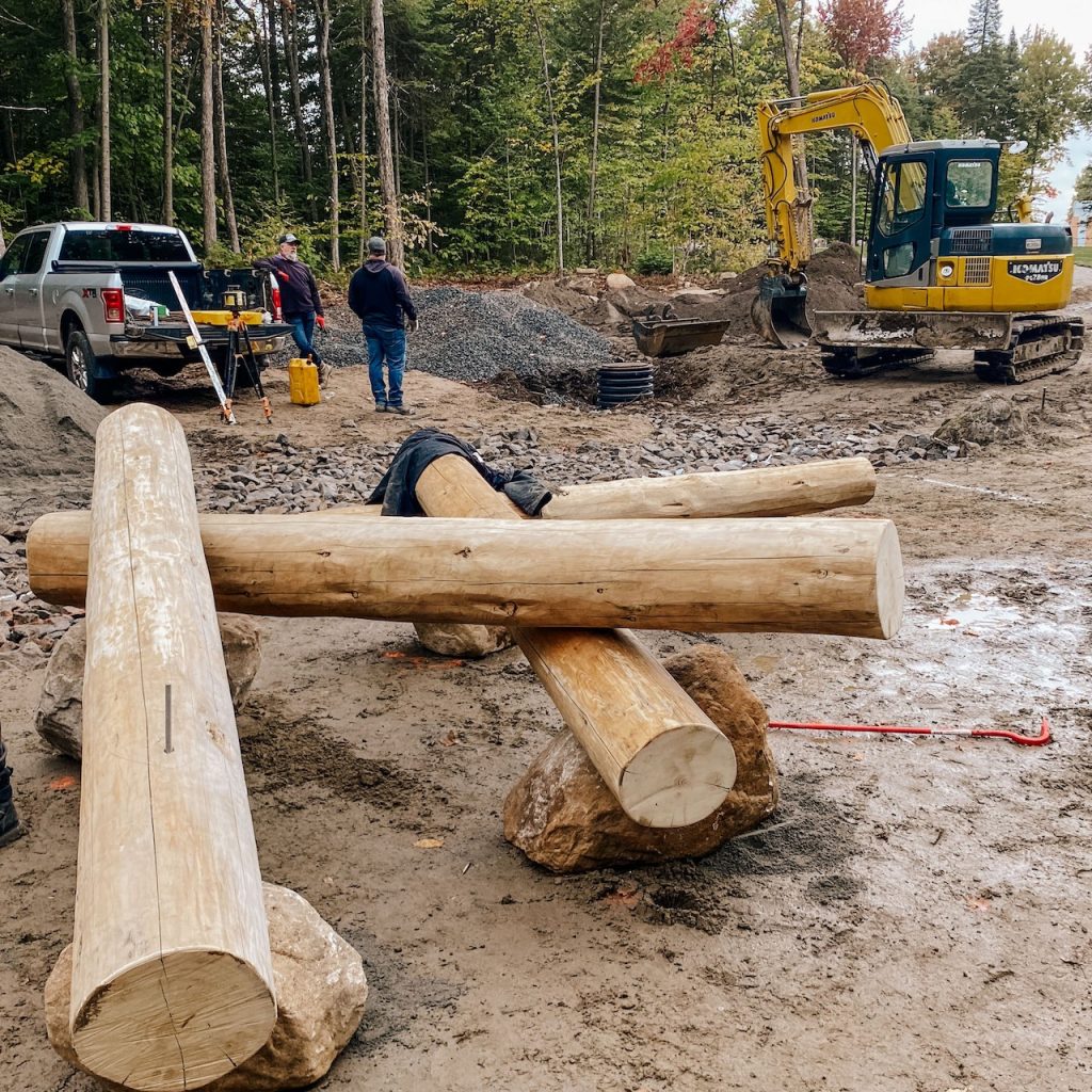 Parc Val des bois Projets Cour à bois